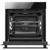 Amica EBPX 946 610 S A+ Einbau-Backofen, 60 cm breit, 77 L, Pyrolyse, XXL Backofen, Teleskopauszug, Openup, Schwarz