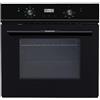 Wolkenstein WMO 90 EEK: A Einbaubackofen, 60 cm breit, 66 L, ECO Funktion, Grillfunktion, Timer, LED Display, versenkbare Knöpfe, Teleskopauszüge, schwarz