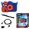 Lexibook, Spider-Man, Fotocamera 4-in-1 per bambini con protezione, Funzioni fot