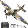 HAWK'S WORK 3CH Spitfire Aereo RC, Warbird Stabilizzato per Principianti