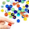 Tokaneit 90 Pezzi Biglie di Vetro, Biglie Colorate con Occhi di Gatto, Marmi Colorati,16 mm, Decorazioni in Vetro