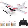 Goolsky FX801 Cessna 182 2,4 GHz 2CH RC Aereo Outdoor Giocattolo per Bambini Ragazzi con 3 Batterie