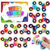SCIONE Set da 12 Fidget Spinner Tie-Dye, Trottola a Mano ad Alta Velocità per Bambini e Adulti, Gioco Sensoriale 3+, Regalini Fine Festa Compleanno, Colori Vivaci (6,3 cm)