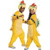 Disguise Bowser Costume con cappuccio, costume ufficiale Super Mario per bambini