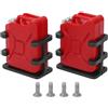 Agatige RC Products 1/8 1/10 RC Crawler Accessorio per la Decorazione dell'auto RC Rock Crawler Scale Red Jerry Gas Can Jug(Rosso)