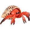 SZLIFE Granchio Realistico Figurina Animale Marino Modellino Cephalopode Giocattolo Decorazione PVC Resistente Adatto a Collezionismo Insegnamento, Paguro Maculato