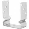 BK Shop 6 supporti per pali a forma di U 101 x 150 | in rilievo da avvitare, base di supporto 101 x 150 x 60 mm, ancoraggio per pali in legno, per terrazze e recinzioni