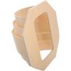 Operitacx Paralume di Legno per Luce Sauna, Copertura Leggera e Sicura | Trasmissione Luminosa Elevata, Montaggio a Parete Facile, Tonalità Khaki per Sauna Commerciale