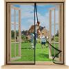 luyanxy Zanzariera Magnetica per Finestre 90x90 cm, Rete Fine Anti Insetti, Chiusura Automatica, Installazione Rapida senza Attrezzi, per Balcone, Terrazza e Cucina, Nero