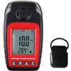GAIN EXPRESS Rilevatore di Idrogeno Solforato portabile, Monitor H2S con allarme acustico e lampeggiante, sensore elettrochimico da 0~100 ppm, con clip e retroilluminazione dello schermo LCD