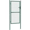 vidaXL Cancello per Recinzione in Acciaio 100x175 cm Verde