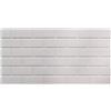 Signorbit Pannello finto mattone bianco in EPS Resinato Misura 100x50 cm Spessore 2 Cm - MATTONE BIANCO - RETAIL BOX da 10 pannelli (sviluppano 5 MQ)