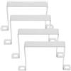 INOOMP Morsetto Tubo Quadrato 4 Pezzi, in Acciaio Inox 304