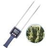 ZOEYEC Misuratore di umidità portatile per fieno ZOEYEC TK100H per paglia di cereali, crusca, erba foraggera, Leymus chinensis, erba di bambù imperatore, test della fibra