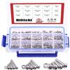 Hilitchi 460-piece m3 M4 M5 in acciaio INOX testa a brugola bulloni viti dadi assortimento kit