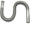 Jwn Tubo flessibile di scarico del lavandino di Sifone flessibile DN30 in acciaio inox Sifone 80cm per accessori di scarico del bagno