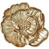 Durashmall Decorazione da parete in resina dorata con fiore di loto 3D, dipinta a mano, arte da appendere, come da immagine, per soggiorno, ufficio, matrimonio, decorazione per la casa, elegante
