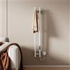 EMKE Scaldasalviette Elettrico Smart Wi-Fi, Bianco,6 Modalità,120x12 cm