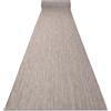rugsx Passatoia SION effetto sisal, tappeto a tessitura piatta, resistente e facile da pulire, interno esterno, cucina corridoio balcone terrazza, beige 80x200 cm