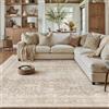 PureCozy Vintage Tappeto Salotto 200x300cm Grande Beige Antiscivolo Lavabile in Lavatrice Tappeti Camera da Letto Soggiorno Ufficio Moquette Interno Carpet Pelo Corto Rug