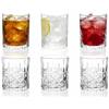 moorg Set 6 Bicchieri Acqua Vetro Moderno 300 ml, Bicchieri Whisky, Bicchiere Gin Tonic Vetro, Tumbler per Cocktail