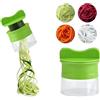 Heyumybit Tagliapasta Multifunzione,Spiralizzatore di Verdure,Affetta Verdure Taglia Verdure,Affettaverdure Tagliaverdure per Verdure Acciaio Inox,Grattugia per Cetrioli,Zucchini,Patata,Carota
