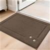 BEQHAUSE Zerbino 50 x 80 cm, assorbente, per interni, porta di casa, corridoio, colore marrone