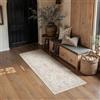 PureCozy Tappeto Cucina 60x180cm Beige Antiscivolo Lavabile Passatoia Corridoio Scendiletto Camera da Letto Sala Ufficio Lungo Carpet Pelo Corto Morbido Rug