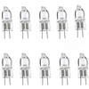 UGEFKMQ G4 Alogeno Lampadina Lampadine Alogene G4 20W 24V Base Bi-Pin Capsula Trasparente Lampadina 2700K Dimmerabile Bianca Calda Confezione Da 10,20 W