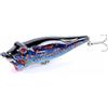 Cabilock 5 Pezzi Esca Artificiale Realistica Pesce Bocca Larga 8cm 12,4g Abs | Galleggiante, Finitura Dipinta, per Acqua Leggera, Richiami di Superficie e Spruzzi, Pesca Sportiva