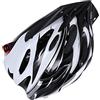 Naroote Casco da Bici Ruolo di Avvertimento Casco con Fibbia Regolabile per Uomo Donna da Motociclismo per attività all'aperto Prolungate Rosso EPS PC (#3)