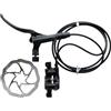 Generic Tamburo Freno Posteriore per Biciclette HB-876 Set di Freni a Disco Idraulici Pieghevoli a 4 pistoncini per Mountain Bike Anteriore 800 Posteriore 1450mm Parti per Morsetti per Bicicletta MTB