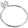 Garneck Anello di Recupero Ancora in Acciaio Inox 8mm Anello di Sollevamento Ancora Argento per Barche e Uso Marino