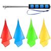 Generico Training Flags - 1.6m Pole (4 Flags Set) Equestrian Riding Referee