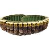ARMERIAONLINE SINCE 1999 Ra Sport Cartuccera Cintura Cal 12 da Caccia Nylon Cartucciera Regolabile Verde