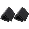 JEWEDECO Clip di Fissaggio Parabrezza Golf Cart Nere, 1 Paio | Ferma Parabrezza Golf Cart, Clip di Fissaggio per Auto, Atmosfera Estiva, Morsetti in Plastico