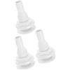 FESTFENDS Tappo di Scarico Facile da Installare per Barca 3 Pezzi in ABS Bianco Design Anti Riflusso e Resistenza alla Corrosione per Kayak e Yacht