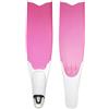 harayaa da Nuoto da Immersione da Lunghe Propulsione con Pala Allungata Diagonali in con Scarpetta Chiusa Confortevole Adatte per Snorkeling Allenamento in , Rosa E Bianco , L 39-40