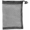 F Fityle Borsa a Rete con Coulisse Sacca Sportiva Borsa Palestra Sacca Organizer Zaino Traspirante in Poliestere per Asciugamani Bagnati E Attrezzatura con, Black, 35x40cm