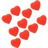 Cocoarm Antivibrazioni per Racchetta da Tennis, Smorzatori a Forma di Cuore 10 Pezzi, Accessorio in Silicone for Allenamento e Gioco del Tennis