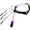 jojofuny 4 Pezzi Contapunti da Golf con Clip, Contatore Punteggio a Perline, Plastica, Hands-Free, per e Arbitri, per Pratica e Campo da Golf