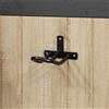 LoogCape Supporto per briglia da parete, in ferro nero, per attrezzatura per cavalli e accessori da equitazione, sistema di supporto stabile per redini, briglie, cintura sella, cavezza, coprisella