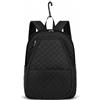 Baoblaze Sport Shoulder Carrier Borsa Racchette, Nero, Nero, 20L O Meno