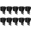 ZEPFJHE 10Pcs Golfs Bag Clip on Putter Morsetti Holder Organizzatori Nero Mettere Clip Outdoor Sport Borsa Fibbia Nero Mettere