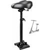 KALLAK Seggiolino per monopattino elettrico compatibile solo con piano curvo di 13-18 cm di larghezza, antiurto, pieghevole, altezza regolabile 55-68 cm, per adulti e scooter, accessorio monopattino