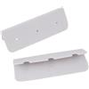 NexRen 2 ganci in PVC per sedile della barca per gommoni (grigio)