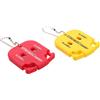 RUNROTOO 1 Set Contatore Punteggio Golf e Pressione Scorrevole Doppio Quadrante in ABS Funzione Conto Preciso per Allenamento e Tornei per Cintura e Borsa da Golf 2 Pezzi