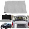 xxjolavv Materasso pieghevole portatile ispessito compatibile con VW T32 T4 T5 T6 T6.1 T7 Multivan California Beach Caravelle e Transporter Camper Accessori 186 x 148 x 8 cm