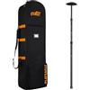 Baoblaze Custodia Golf Equipment Case per, Nero Con Dettagli Arancioni, Borsa Da Viaggio Per Mazze Da Golf Con Supporto