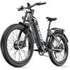 Shengmilo E Bike,S700 PRO,Bici Elettrica,26×3.0 Fat Tire,freni idraulici anteriori e posteriori,48V 25Ah E-bike Off-roade Cambio 7 Velocità e Sospensione Completa
